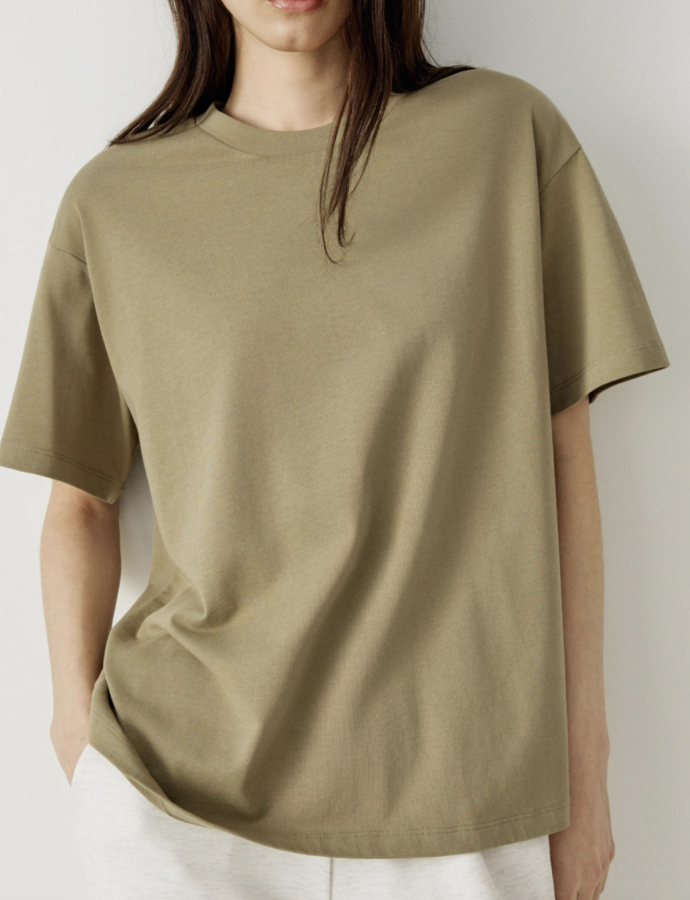 SL6808010217 Շապիկ կիսաթև  KATE OVERSIZE FIT